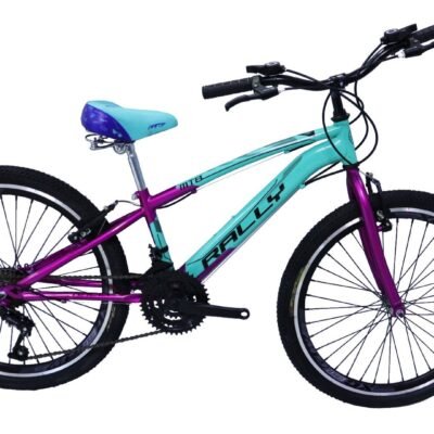 BICICLETA RIN 24 VERDE MENTA-MAGENTA