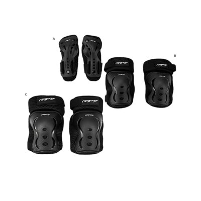 KIT PROTECCIÓN PATINAJE NEGRO
