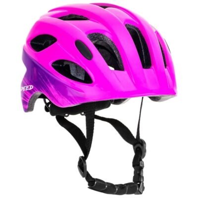 CASCO PARA NIÑA SPEED ON ROSADO